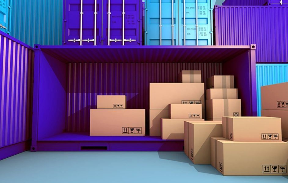 Caixas em containers os principais produtos importados pelo Brasil